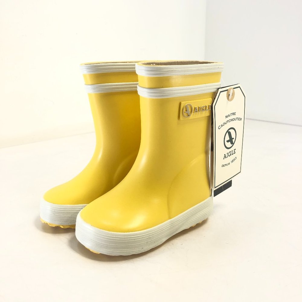 NWT Aigle "Baby Flac" in Jaune New